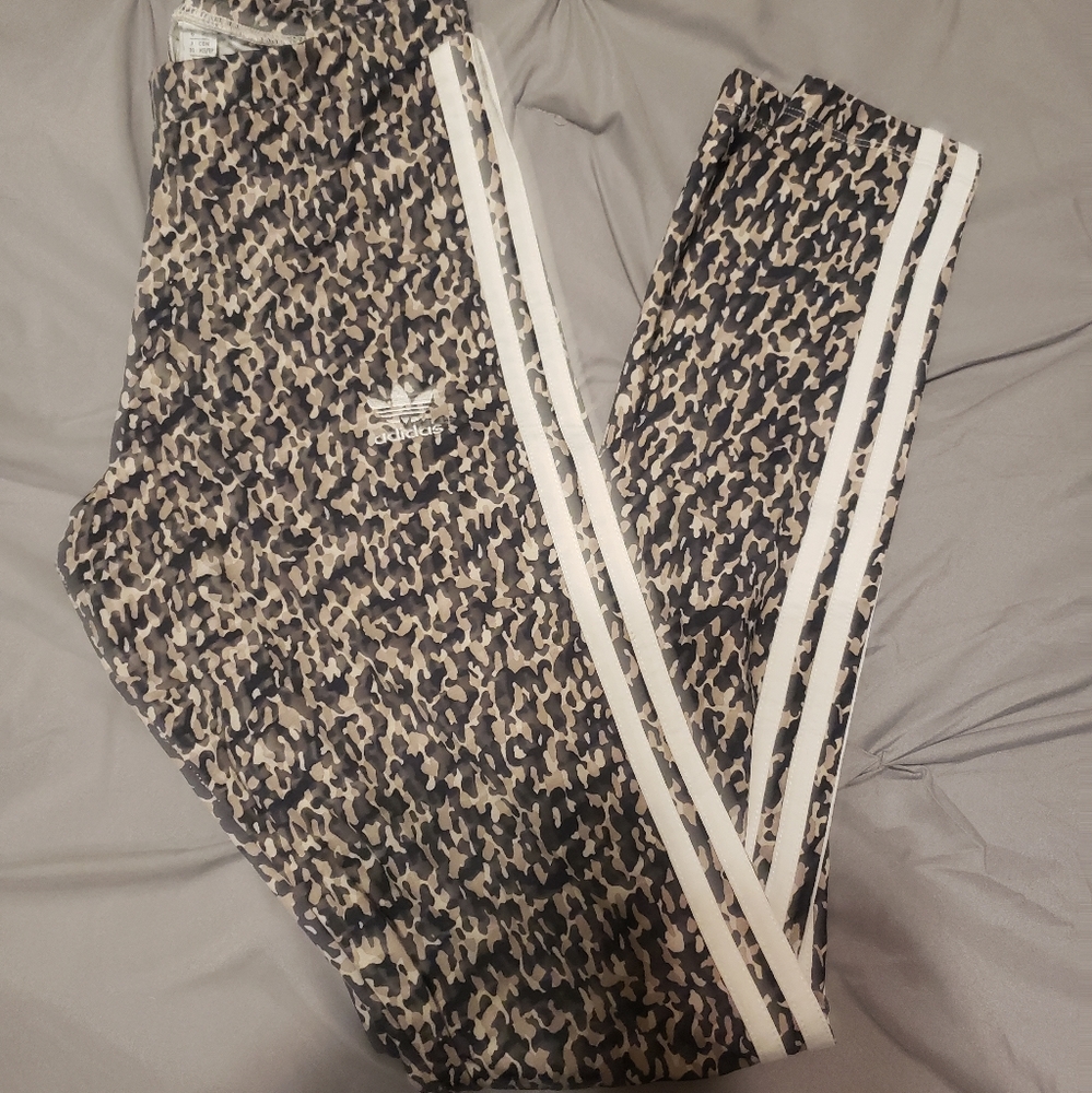 Adidas leggings leopard print Full Length XS